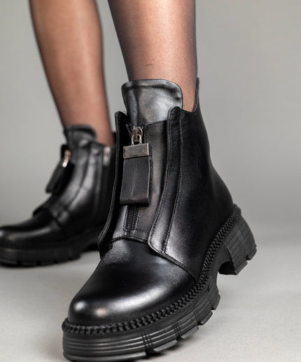 Ghete piele naturala- MALVINA 2