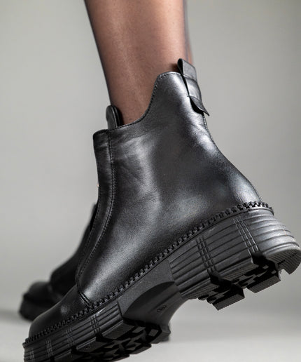 Ghete piele naturala- MALVINA 2