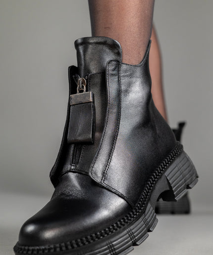 Ghete piele naturala- MALVINA 2