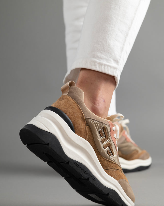 Pantofi sport piele naturala cu textil - TARA 1