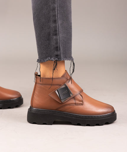 Ghete piele naturala- ZOE 1