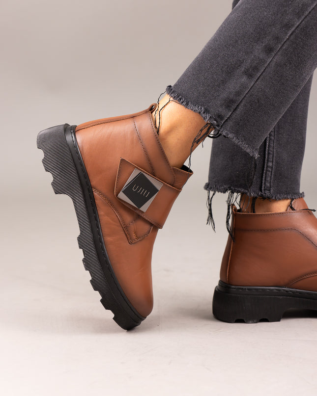 Ghete piele naturala- ZOE 1