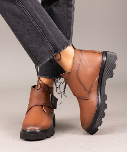 Ghete piele naturala- ZOE 1