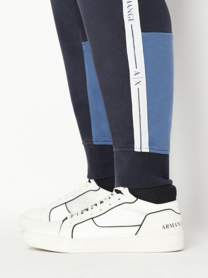 Pantaloni barbati Armani Exchange - blue cu alb