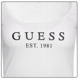 Bluza femei Guess - alb cu scris negru