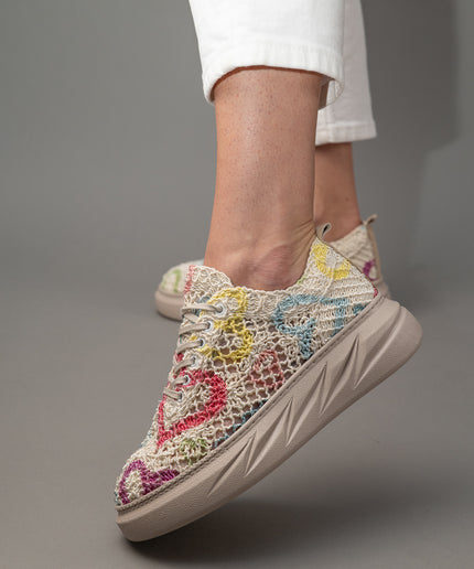 Pantofi Casual Dantela- AYMA 5