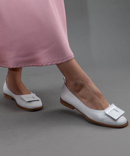 Balerini piele naturala-OLGA 2