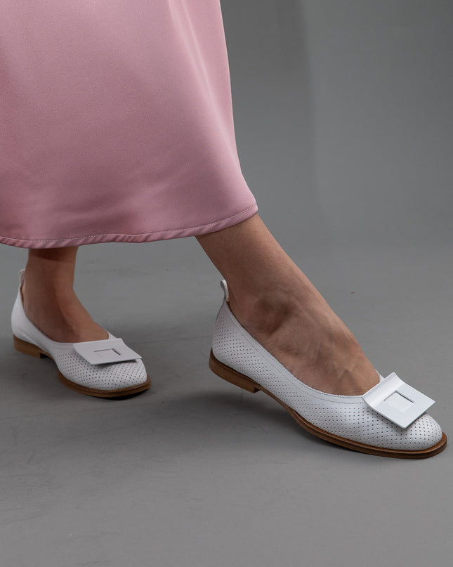 Balerini piele naturala-OLGA 2