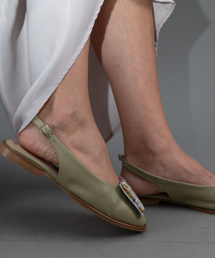 Balerini piele naturala-ODETE 4