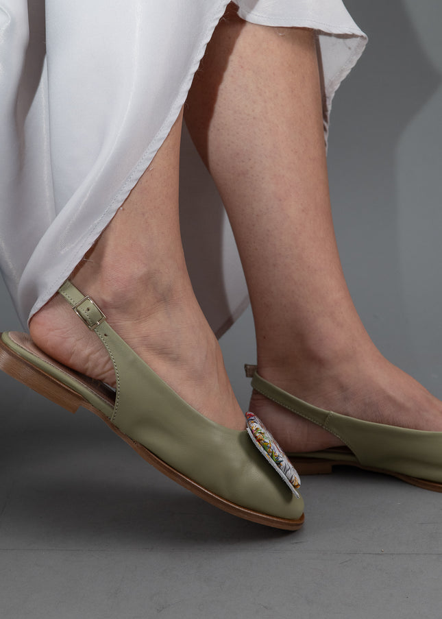 Balerini piele naturala-ODETE 4