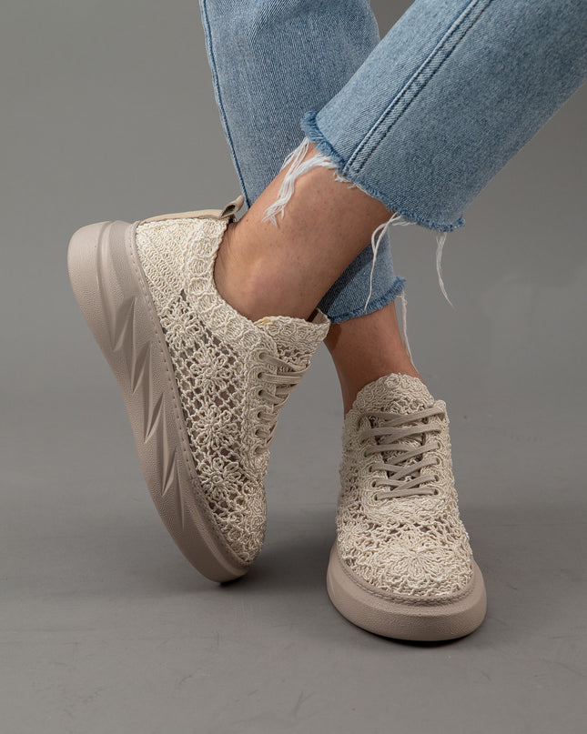 Pantofi Casual Dantela- AYMA 3