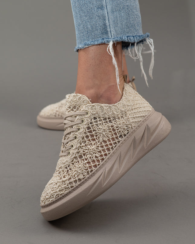 Pantofi Casual Dantela- AYMA 3