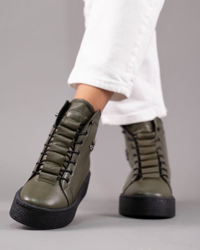 Ghete piele naturala- SONIA 1