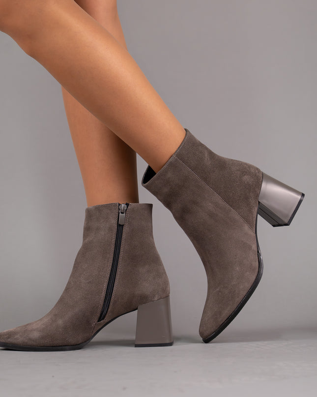 Botine piele naturala- AMELIA