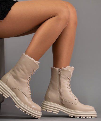 Ghete piele naturala- CEZARA 1