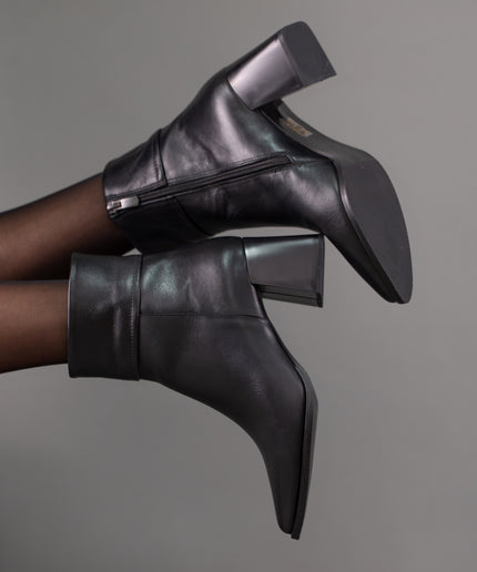 Botine piele naturala- ANYA