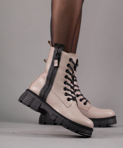 Ghete piele naturala- LUIZA