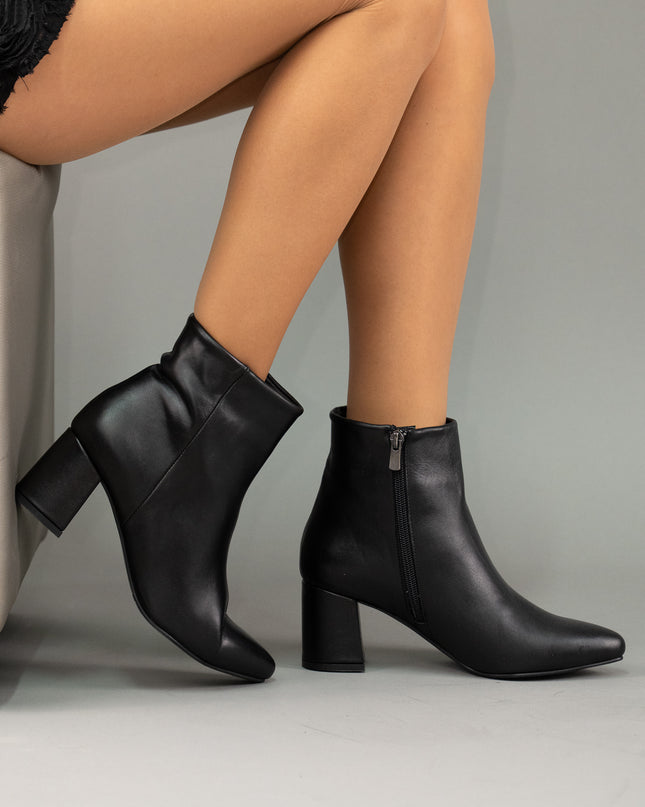 Botine piele naturala- DONA 1
