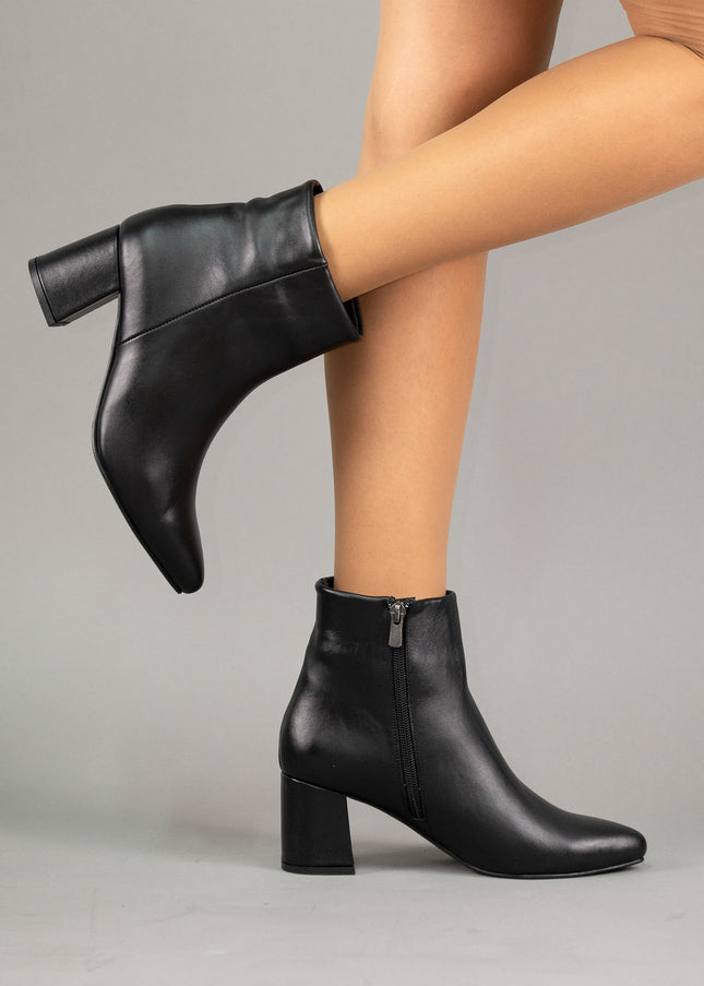 Botine dama piele naturala- DONA 1