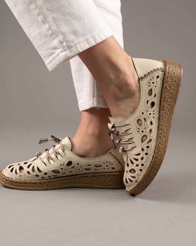 Pantofi casual piele naturala- LINA 1