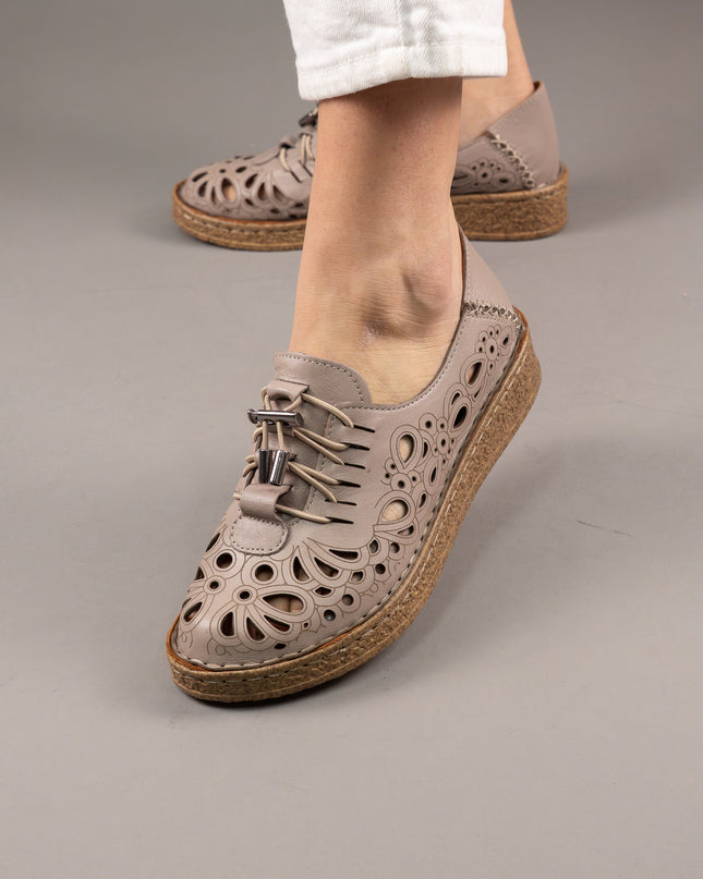 Pantofi casual piele naturala- LINA 2