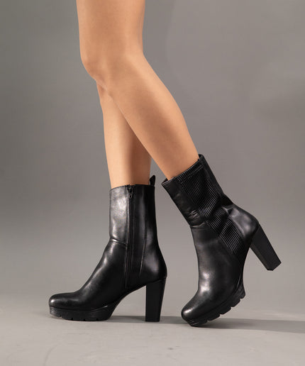 Botine piele naturala- BARBARA