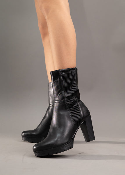 Botine piele naturala- BARBARA