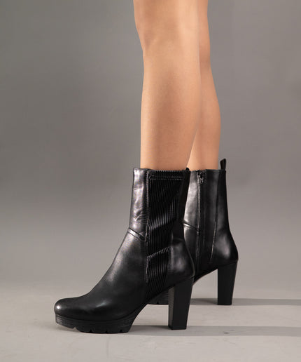 Botine piele naturala- BARBARA