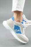 Pantofi sport piele naturala cu textil - RITA 1
