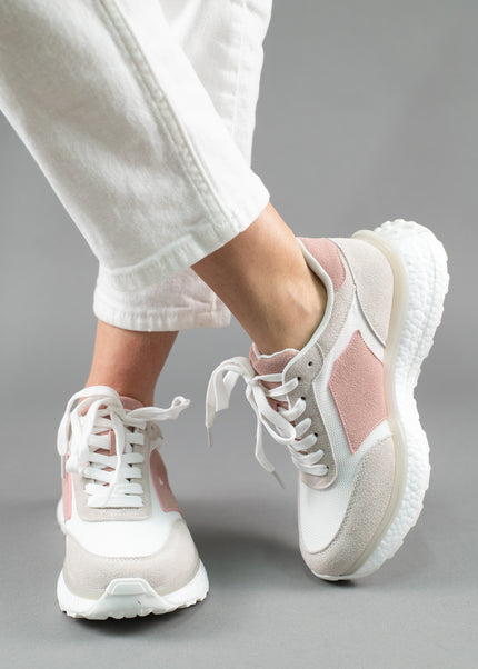 Pantofi sport piele naturala cu textil - RITA 2