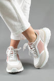 Pantofi sport piele naturala cu textil - RITA 2