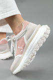 Pantofi sport piele naturala cu textil - RITA 2