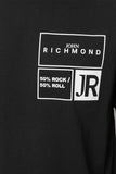 Tricou barbati Richmond - negru cu alb