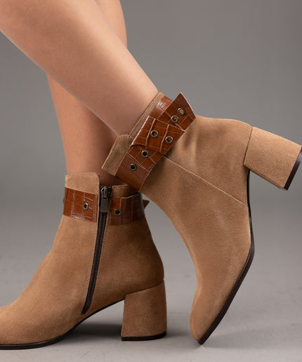 Botine dama piele naturala- CERA 2