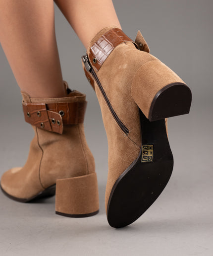 Botine dama piele naturala- CERA 2