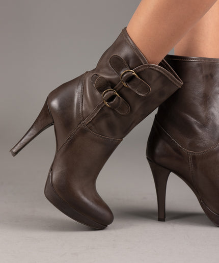 Botine dama piele naturala- AMAYA 2
