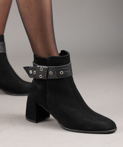Botine dama piele naturala- CERA 1