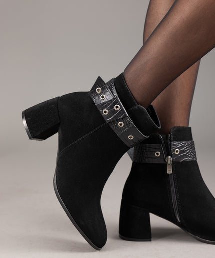 Botine dama piele naturala- CERA 1