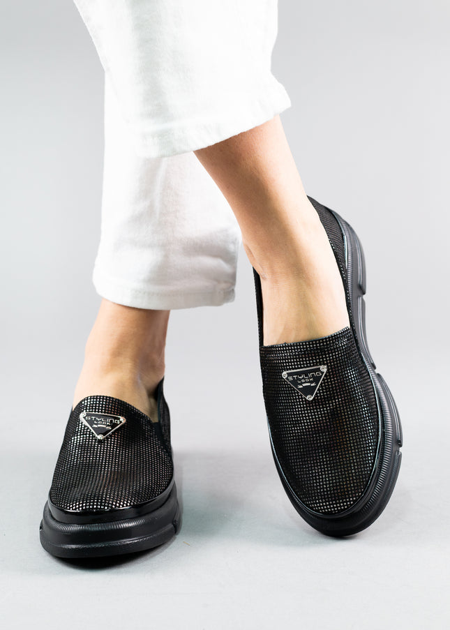Pantofi casual din piele naturala- LETI 2