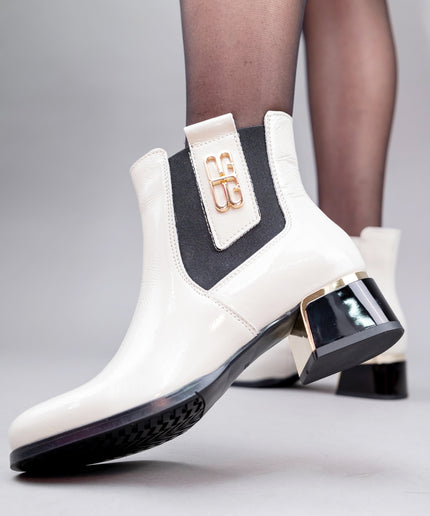 Ghete piele naturala- LIDIA