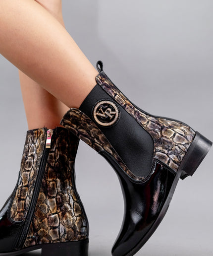 Botine piele naturala- LIRA