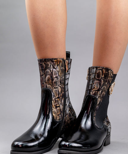 Botine piele naturala- LIRA
