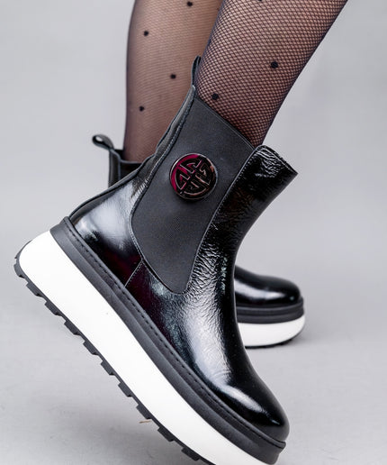 Ghete piele naturala- ZENOVIA