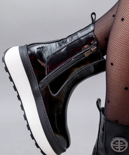 Ghete piele naturala- ZENOVIA