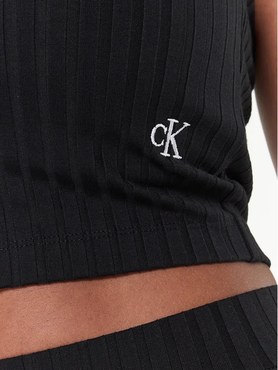 Maieu femei Calvin Klein cu bretele - negru