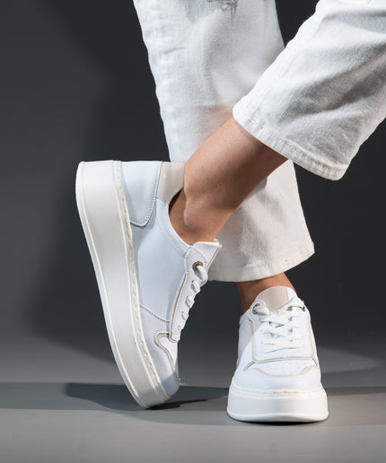 Pantofi sport piele naturala-OANA