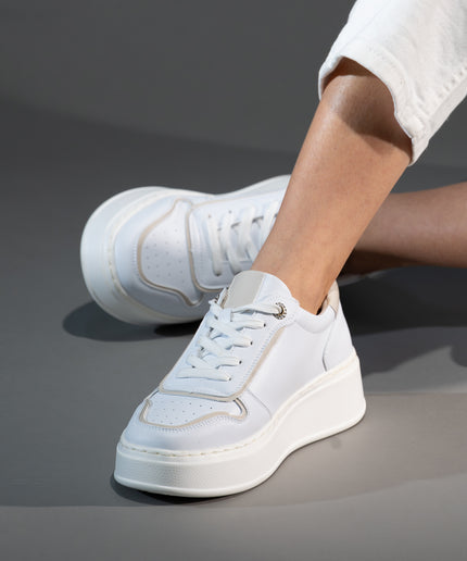 Pantofi sport piele naturala-OANA