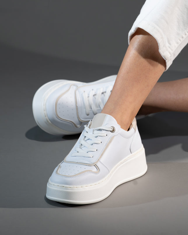 Pantofi sport piele naturala-OANA