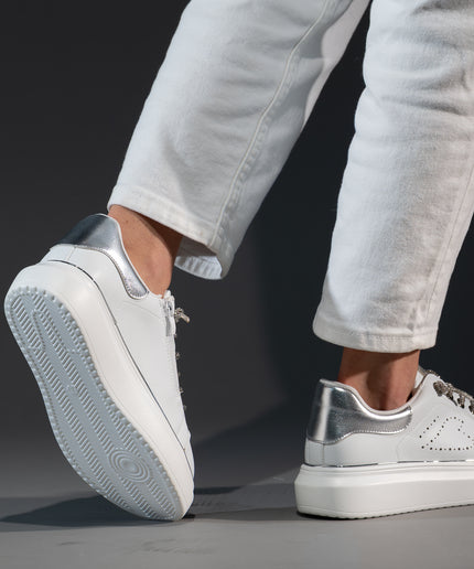 Pantofi sport piele naturala-BIANCA