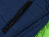 Geaca barbati U.S.Polo reversibila - blue cu verde deschis